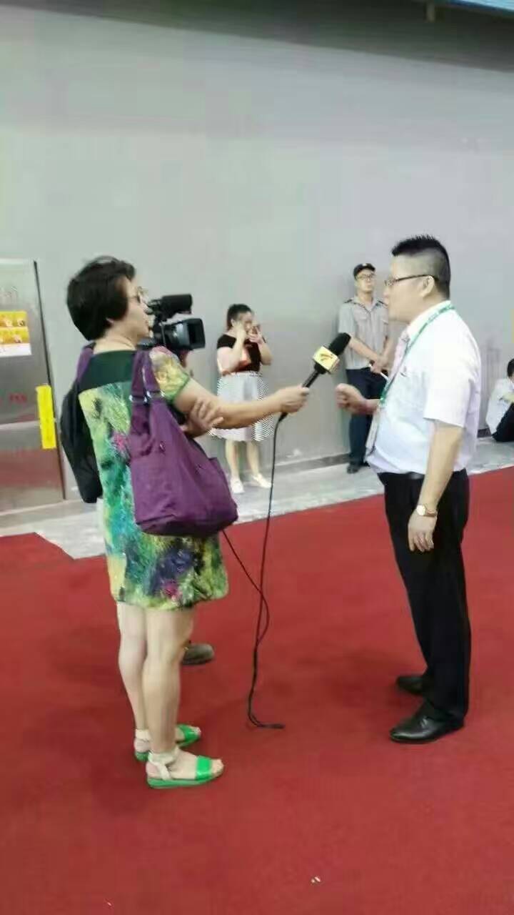 广东电视台正在采访水蜜桃视频在线免费化工总经理张总2